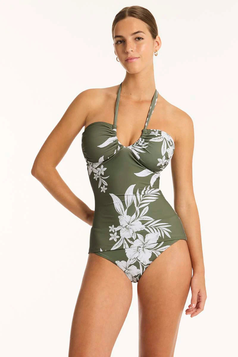 Sea Level - Aloha Halter Bandeau Tankini