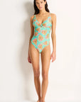 Monte & Lou - Mindy Multi Fit Twist One Piece