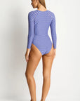 Sea Level - Solara Long Sleeved Surf Suit Blue