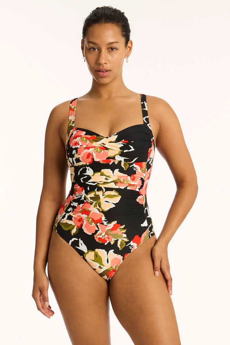 Sea Level - Juniper Twist Front One Piece