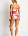 Sea Level - Veridian Cross Front Muiltifit One Piece Ruby