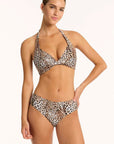 Sea Level - Congo Twist Front Multifit Halter Bra