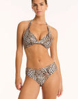 Sea Level - Congo Twist Front Multifit Halter Bra