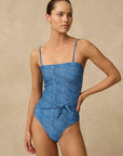 Monte & Lou - Bodhi Scarf Tie Bandeau One Piece