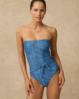 Monte & Lou - Bodhi Scarf Tie Bandeau One Piece