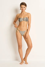 Load image into Gallery viewer, Monte &amp; Lou - Snow Leopard Ruched U Wire Bandeau
