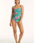 Sea Level - Pacifico Twist Front Multifit Singlet Top