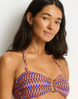 Sea Level - Tessera U Bar Bandeau Top Blue