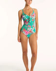 Sea Level - Pacifico Tie Front DD/E One Piece