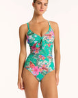 Sea Level - Pacifico Tie Front DD/E One Piece