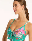 Sea Level - Pacifico Tie Front DD/E One Piece