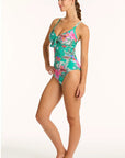 Sea Level - Pacifico Tie Front DD/E One Piece