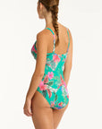 Sea Level - Pacifico Tie Front DD/E One Piece