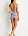 Sea Level - Palmera Chain Link Longline One Piece Blue