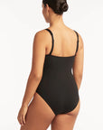 Sea Level - Essentials Square Neck One Piece