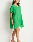 Sea Level - Sunset Kaftan in Kelly Green