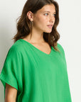 Sea Level - Sunset Kaftan in Kelly Green