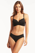 Load image into Gallery viewer, Sea Level - Essentials Cross Front Moulded Cup Underwire Bra
