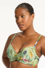 Load image into Gallery viewer, Sea Level - Lost Paradise Cross Front Moulded Cup Bra
