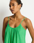 Sea Level - Sunset Short Sundress in Kelly Green