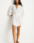 Sea Level - Salt Boho Shirt in White