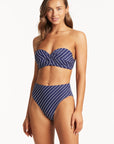 Sea Level - Shoreline Twist Front Bandeau