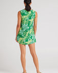 Poolside Paradiso - Tahiti V Button Up Dress - Leaf