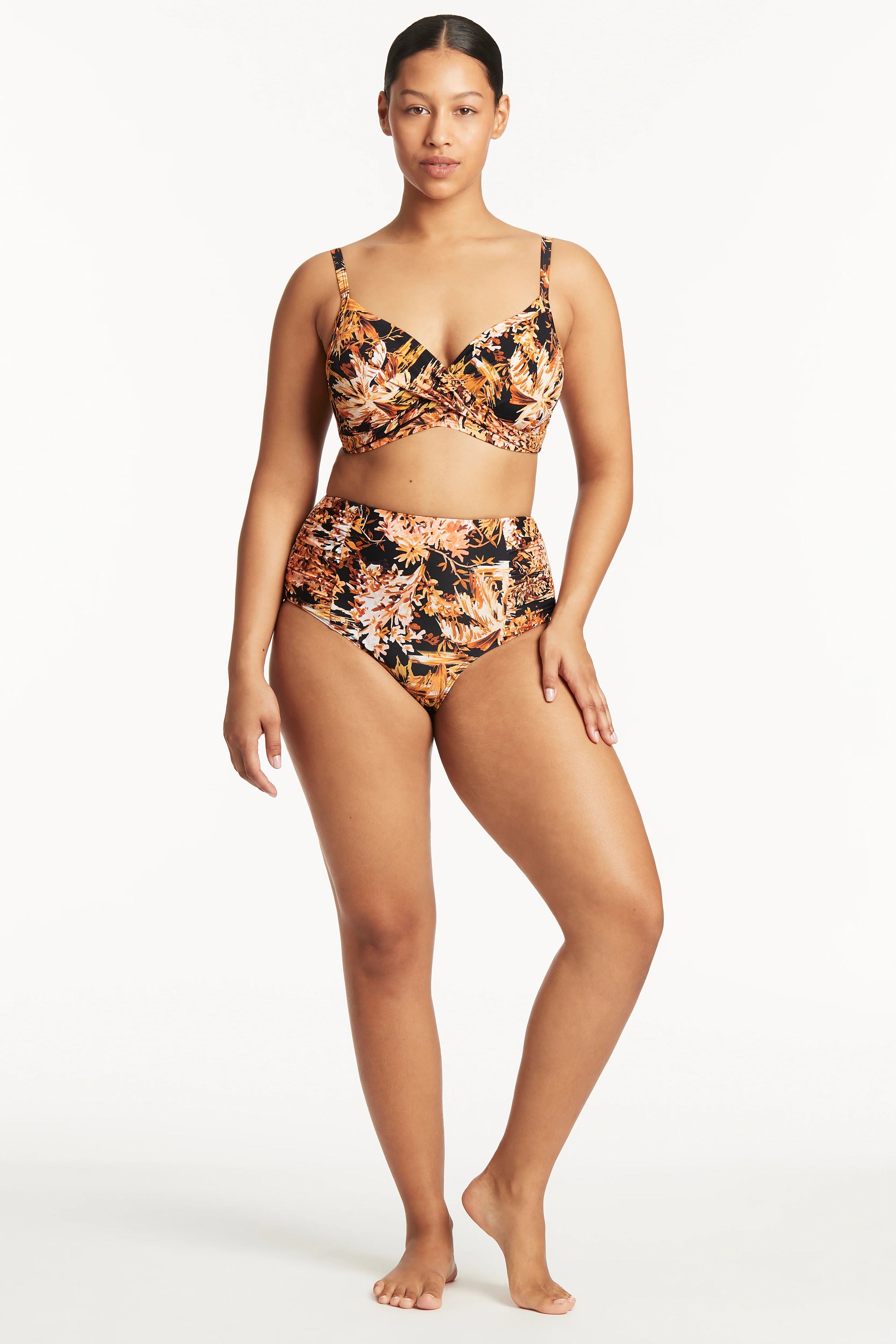 Sea Level - Troppica High Waist Gathered Pant - Larx