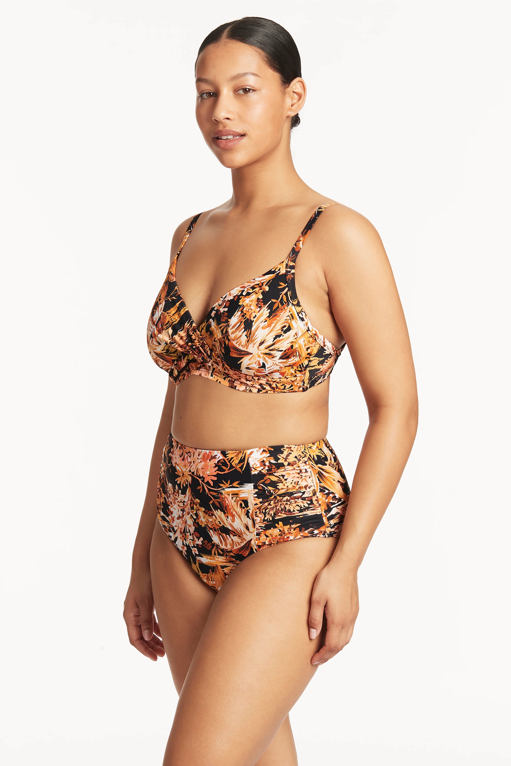 Sea Level - Troppica High Waist Gathered Pant - Larx