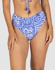 Baku - Havana Ruched Side Mid Bikini Bottom