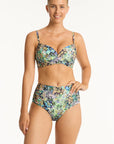 Sea Level - Wildflower Cross Front Moulded Cup Bra