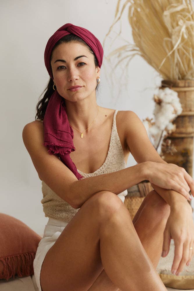 Sarong / Scarf - Wine