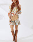 Vegan PU Leather California Crossbody - Beige