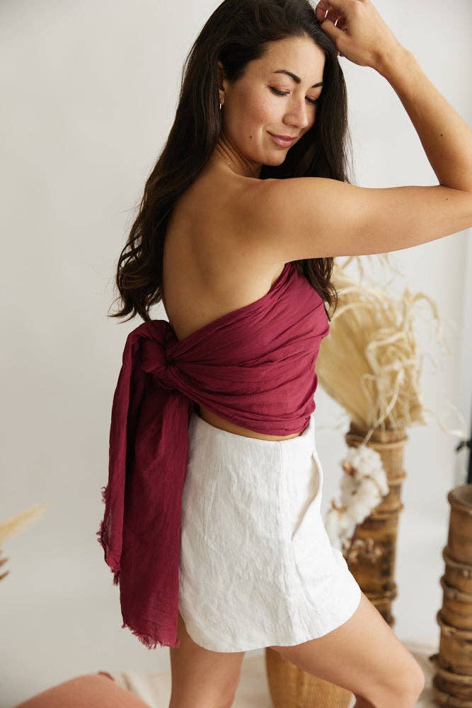 Sarong / Scarf - Wine
