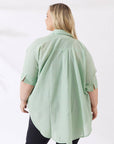 Noosa Shirt - Sage Green