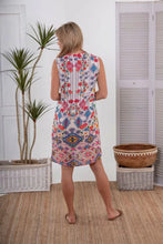 Load image into Gallery viewer, Cienna - Cross Stitch Short Dress
