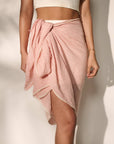 Larx - Pink Stripe Cotton Lightweight Sarong