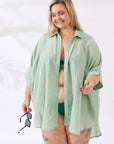Noosa Shirt - Sage Green