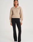 All Fenix - 1/2 Button Polo Knit Toffee