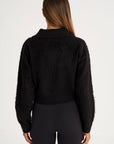 All Fenix - 1/2 Button Polo Knit Black