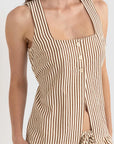 Rhythm - Cove Stripe Long Vest