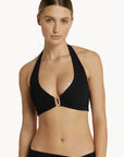 Jets - Jetset D/DD Halter Top Black