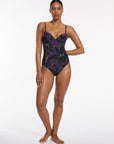 Jets - Midnight Tropical Moulded Underwire One Piece