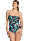 Zoggs - Ruched Bandeau E One Piece Retro Surf