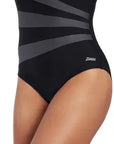 Zoggs - Sandon Scoopback One Piece Black