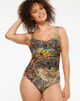 Togs - Zambia Gathered Square One Piece