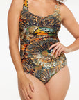 Togs - Zambia Gathered Square One Piece