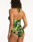 Sea Level - Lotus Halter Bandeau One Piece