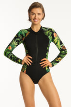 Load image into Gallery viewer, Sea Level - Lotus Long Sleeve One Piece
