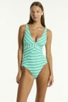 Sea Level - Biarritz Panel Line One Piece